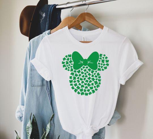 Disney St Patricks Day Shirt, Shamrock Minnie, Disney St Patricks Day Shirt,