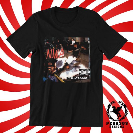 NWA Niggaz4Life Old School Hip Hop Rap T-Shirt
