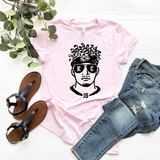 Patrick Mahomes Tee, Native Football Shirt, American Football 15 Mahomes Fan