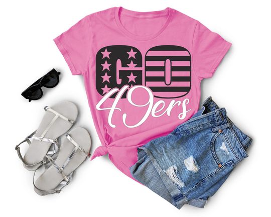 Go 49ers Svg, 49ers Mascot Iron on Svg T-Shirt