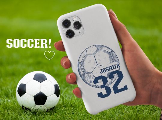 Soccer Phone Case for Players or Moms iPhone Case