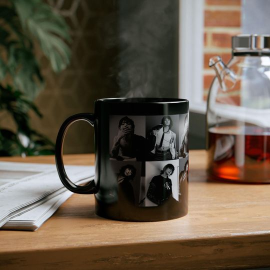 Jungkook Coffee Mug, BTS Coffee Mug, JK 11oz Black Mug