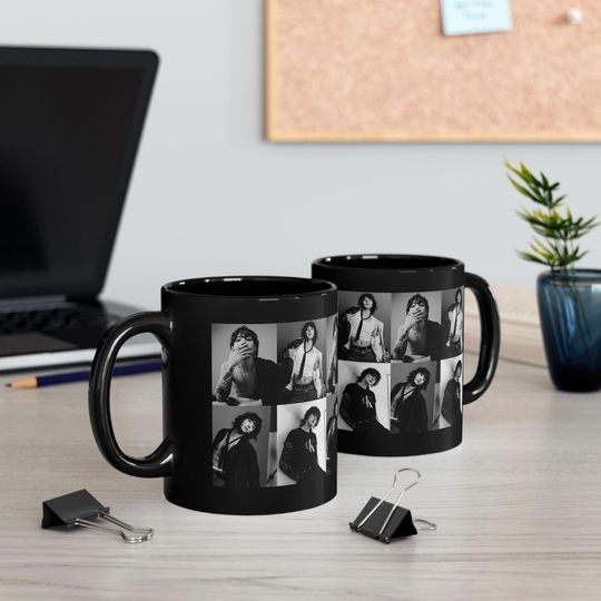 Jungkook Coffee Mug, BTS Coffee Mug, JK 11oz Black Mug