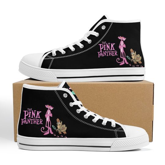 The Pink Panther High Top Sneakers
