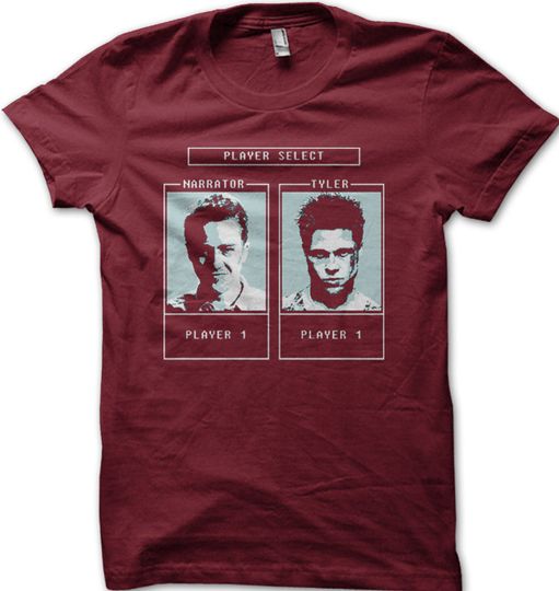 Fight Club Tyler Durden Player 1 cotton T-shirt