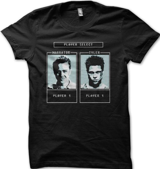 Fight Club Tyler Durden Player 1 cotton T-shirt
