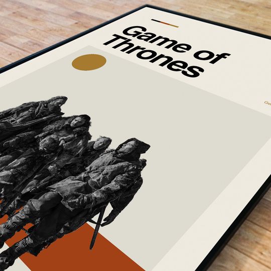 Game of Thrones Minimalist Movie Poster