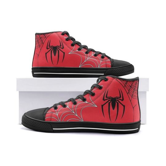 Spider High-tops | Adults Shoes | Spiderman inspired Sneakers