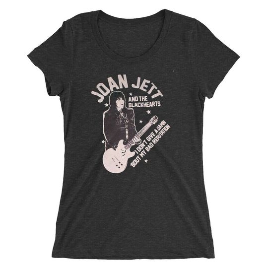 Joan Jett Classic Punk Rock Music Ladies' short sleeve t-shirt