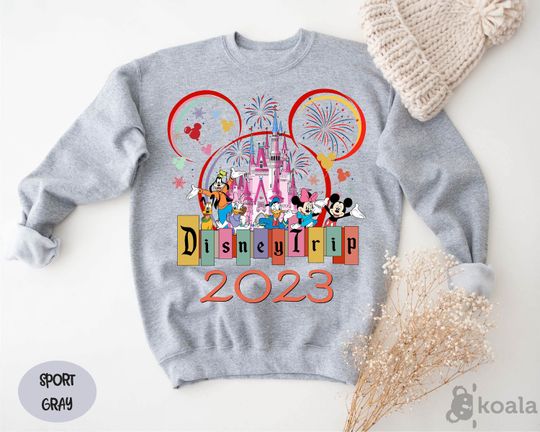 Disney Trip Sweatshirt, Disney 2023 Sweatshirt