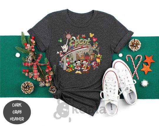 Epcot Christmas Shirt, Disney Epcot Christmas Shirt, Disney Epcot Shirt