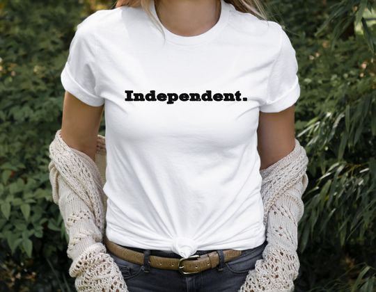 Independent Tshirt, Vintage July 4th T-Shirt, Independence Day
