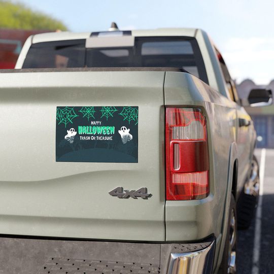 Halloween Car Magnet: Spooky Trick or Treat Auto Decor