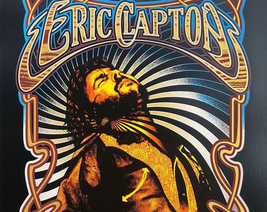 Eric Clapton Concert Poster