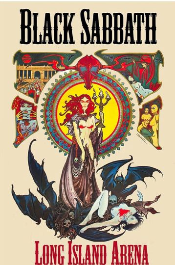 Black Sabbath Concert Poster