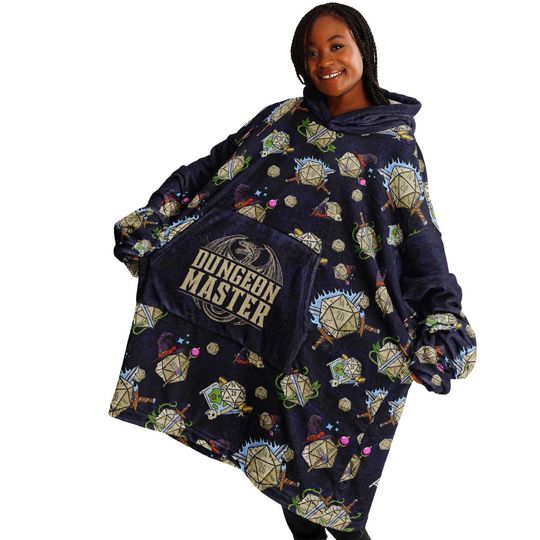 Dungeon Master Oversized Blanket Hoodie