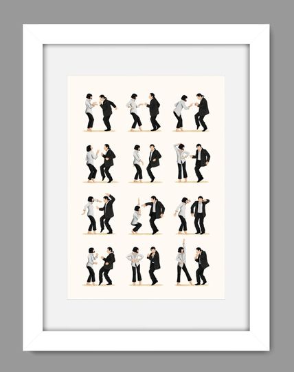 Cool Pulp Fiction dance print, The Dance Poster