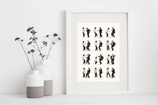 Cool Pulp Fiction dance print, The Dance Poster