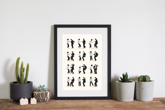 Cool Pulp Fiction dance print, The Dance Poster