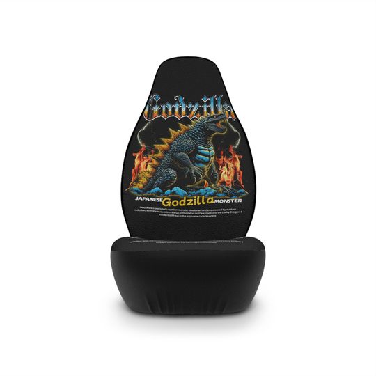 god zilla 3D Design Car Seat Covers