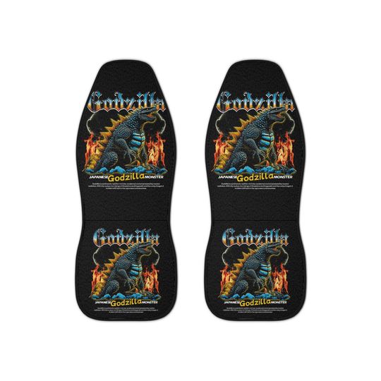 god zilla 3D Design Car Seat Covers