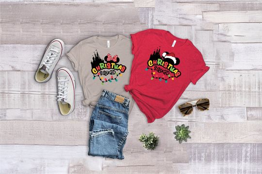 Christmas Squad Shirt, Disney Christmas Shirt, Disney Shirt