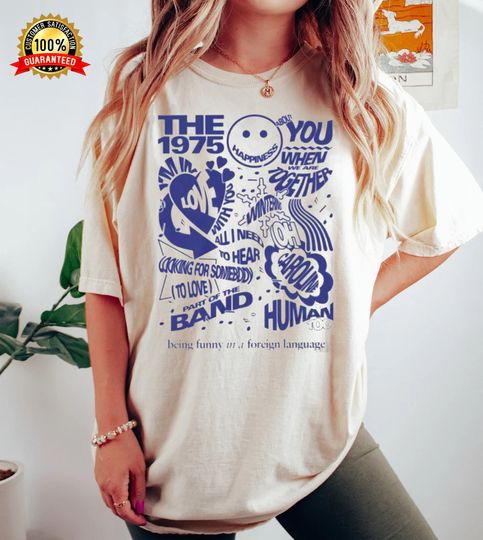 The 1975 Vintage Retro T Shirt, The 1975 Band Music TShirt