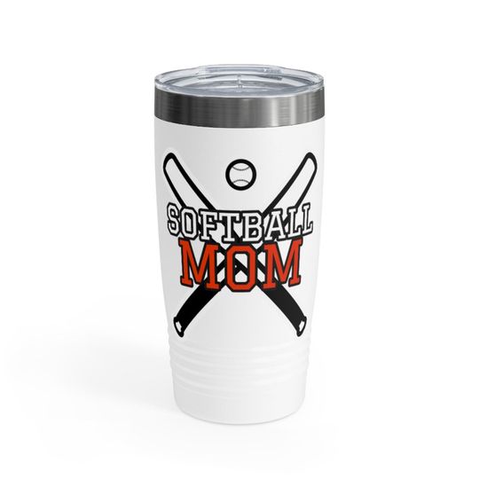 Softball Mom Ringneck Tumbler