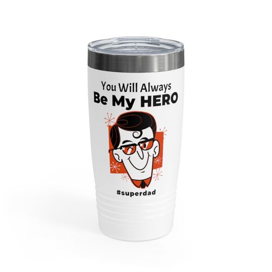 Retro/Hero/DAD/Father's Day/ Tumbler, 20oz