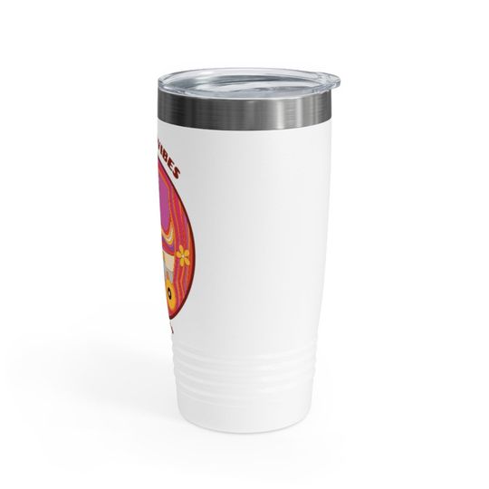 Retro/Groovy Vibes/ Tumbler, 20oz