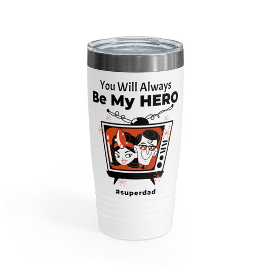 Retro/Hero/DAD/Father's Day/ Tumbler, 20oz