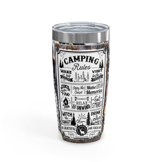 Camping Rules| Ringneck Tumbler, 20oz