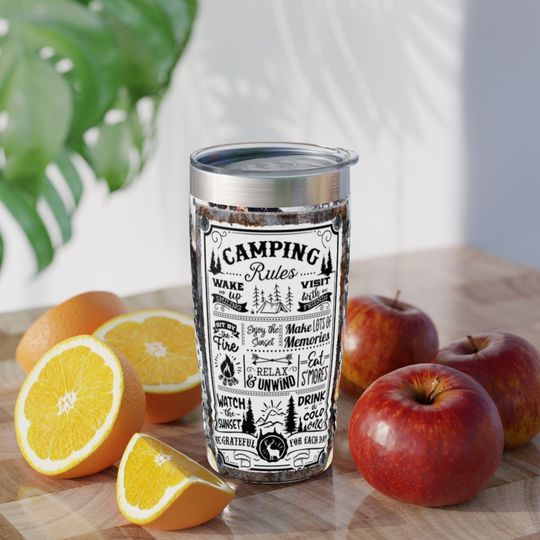 Camping Rules| Ringneck Tumbler, 20oz
