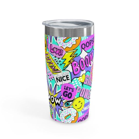 Hip 90's Graffitti Ringneck Tumbler, 20oz