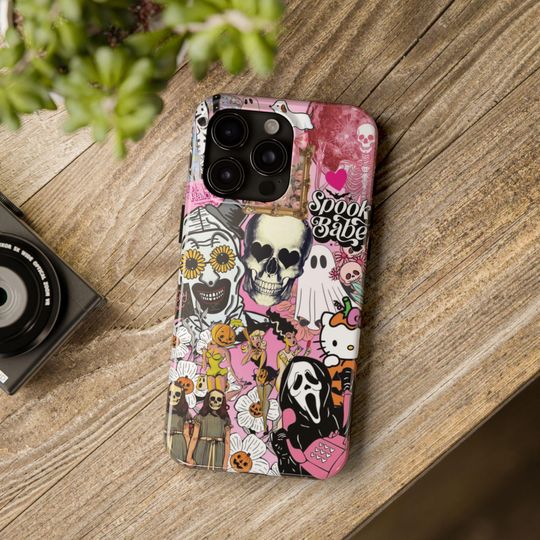Ghostface Pink Horror Aesthetic iPhone Case