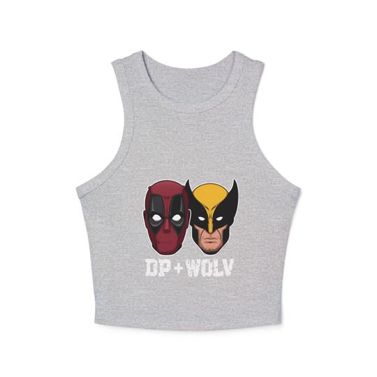 Deadpool + Wolverine Women's Micro Rib Racer Tank Top