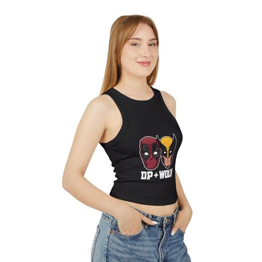 Deadpool + Wolverine Women's Micro Rib Racer Tank Top