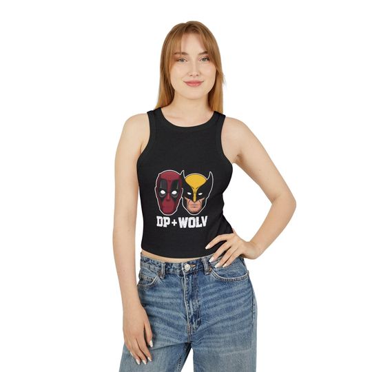 Deadpool + Wolverine Women's Micro Rib Racer Tank Top