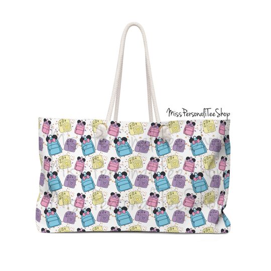 Minnie Mouse Weekender Bag - Disney World Travel Bag