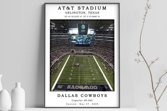 AT&T Stadium Dallas Cowboys Poster
