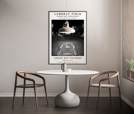 Lambeau Field Stadium Poster