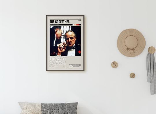 The Godfather Retro Vintage Poster
