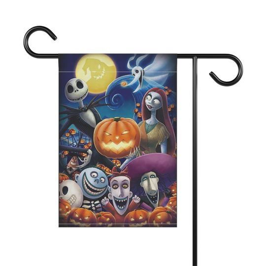Jack Skellington "This is Halloween" and friends Garden & House Banner flag
