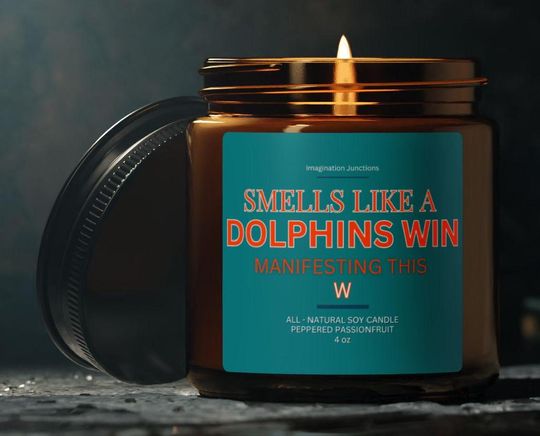Dolphins Scented Candle