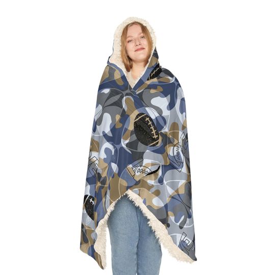 Snuggle Blanket, Football Blanket, Sports Throw Blanket, Cozy Lap Blanket, Game Day Snuggle Wrap