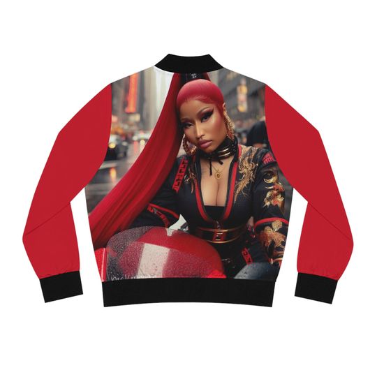 Nicki Minaj Women's light weight Bomber Jacket (AOP)