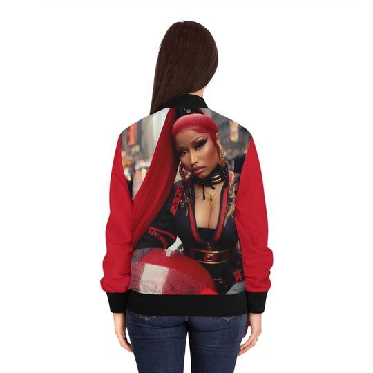 Nicki Minaj Women's light weight Bomber Jacket (AOP)