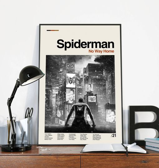 Spiderman Poster - No Way Home - Marvel - Minimalist Poster