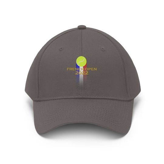 French Open 2022 Cap , Unisex Twill Hat Embroidery
