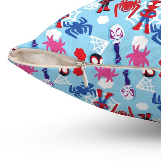 Spidey Spun Polyester Square Throw Pillow